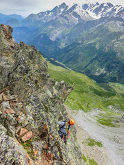 Grimpeur dans le Beaufortain