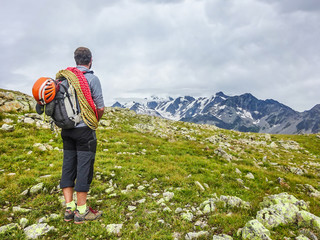 Grimpeur, retour de grande voie