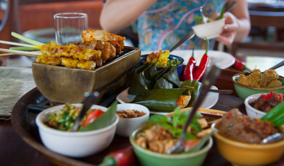 Delicious meal of Bali

