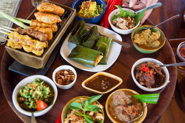 Delicious meal of Bali

