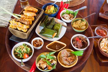 Cercles muraux Plats de repas Délicieux repas de Bali