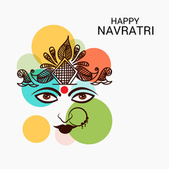 happy navratir celebration background