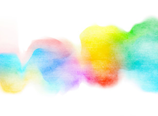 Abstract colorful water color for background.