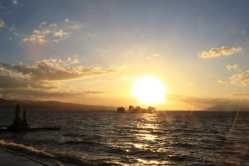 宍道湖の夕日