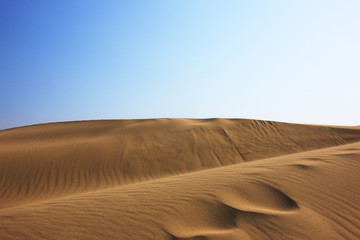 鳥取砂丘、青空 