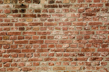 Old red brickwall