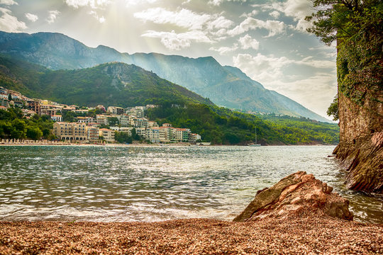 Montenegro beach landscape