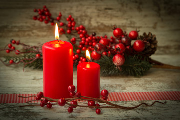 Christmas candles