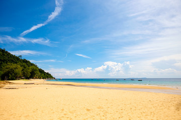 Sunny day at the beach on Tioman Island