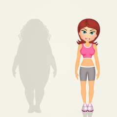 overweight woman lifestyle changes