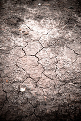 dry soil cracked earth texture vintage fillter