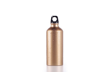 gold steel bottle