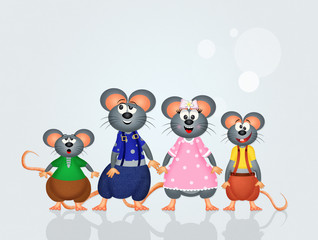 mice family
