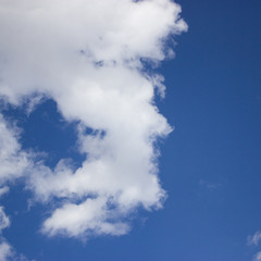 Clouds with blue sky