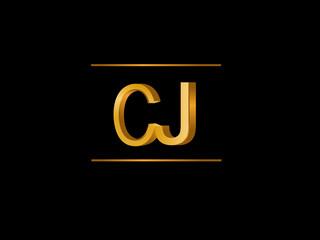 CJ Initial Logo for your startup venture