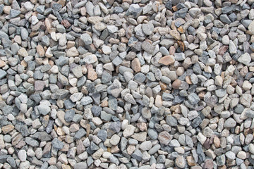 Background of different small stones
