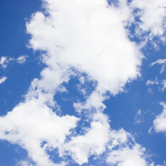 Clouds with blue sky