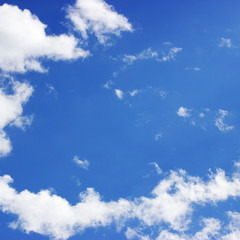 Clouds with blue sky