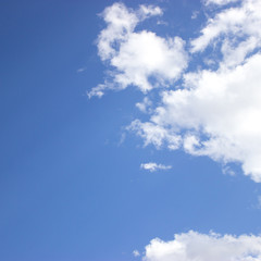 Clouds with blue sky