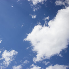 Clouds with blue sky