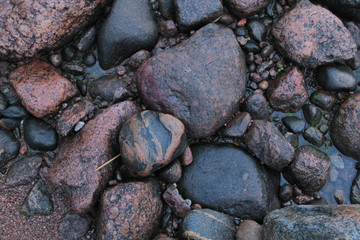 Галька на берегу