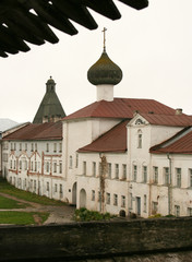 Fototapeta na wymiar Spaso-Preobrazhensky Solovetsky monastery at Solovki islands in White sea, Russia