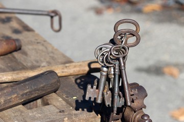 Trousseau de vieilles cl&eacute;s