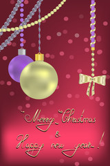 new year and christmas greeting