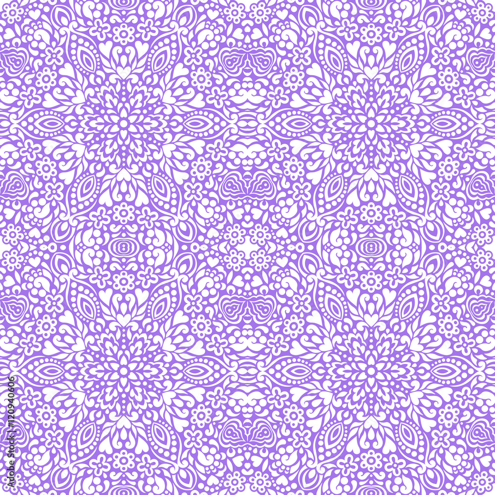 Poster seamless background with abstract ethnic pattern.