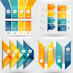 Modern Infographic Element Number Template