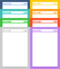 Abstract Design Vector Smartphone Browsers