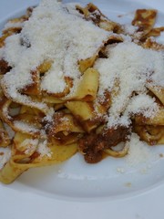 an Italian pasta plate