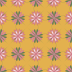 geometric ornament seamless pattern, Vector ornamental illustration of colored ethnic elements. Colorful ornament of Triangles Rhombus Circles Stars Sun in vector. Cute Folk vector background