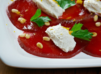 Beetroot carpaccio