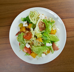 Autumn vegetable salad