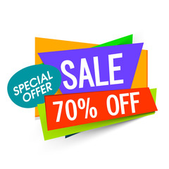 Sale Paper Banner, Poster or Flyer design.