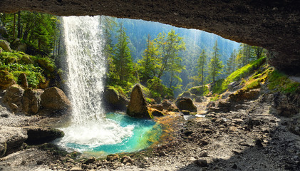 Wasserfall Pericnik in den Julischen Alpen - Slowenien