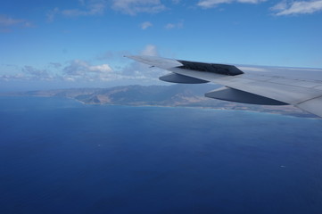 ハワイ上空