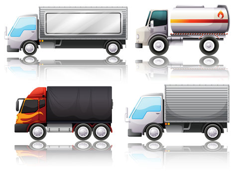 Four types of trucks