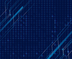 Background design with blue theme