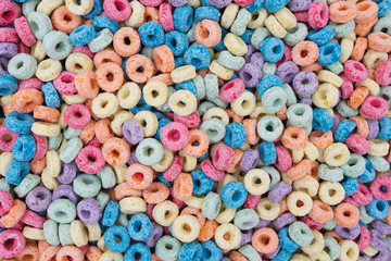 Fototapeta premium Colorful Cereal Background