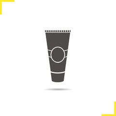 Tube for cream icon