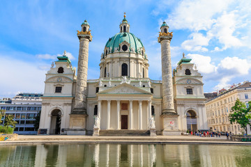  Vienna. Karlskirche cathedral