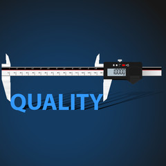 Digital slide gauge and title Quality