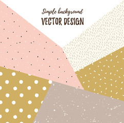 Geometric simple textured universal background. Vector illustration for your design. 