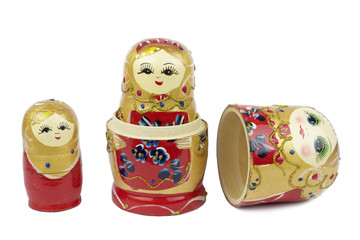 Russian Traditional Dolls Matrioshka - Matryoshka or Babushka