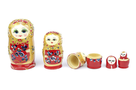 Russian Traditional Dolls Matrioshka - Matryoshka or Babushka