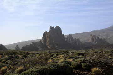 Landscape from Teide National Park, Volcano on Tenerife, Canary Islands,Spain