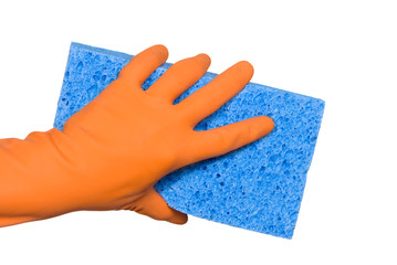 Washing glove and sponge