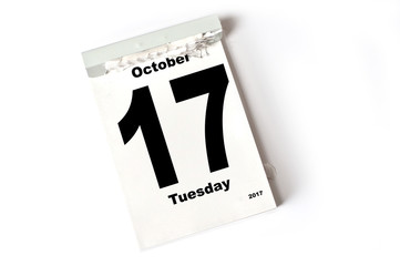 17. October 2017